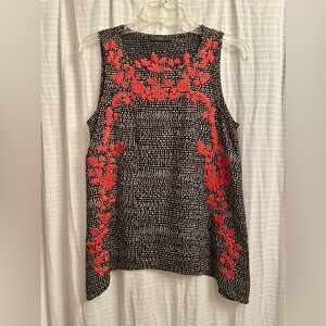 Embroidered Floral Top